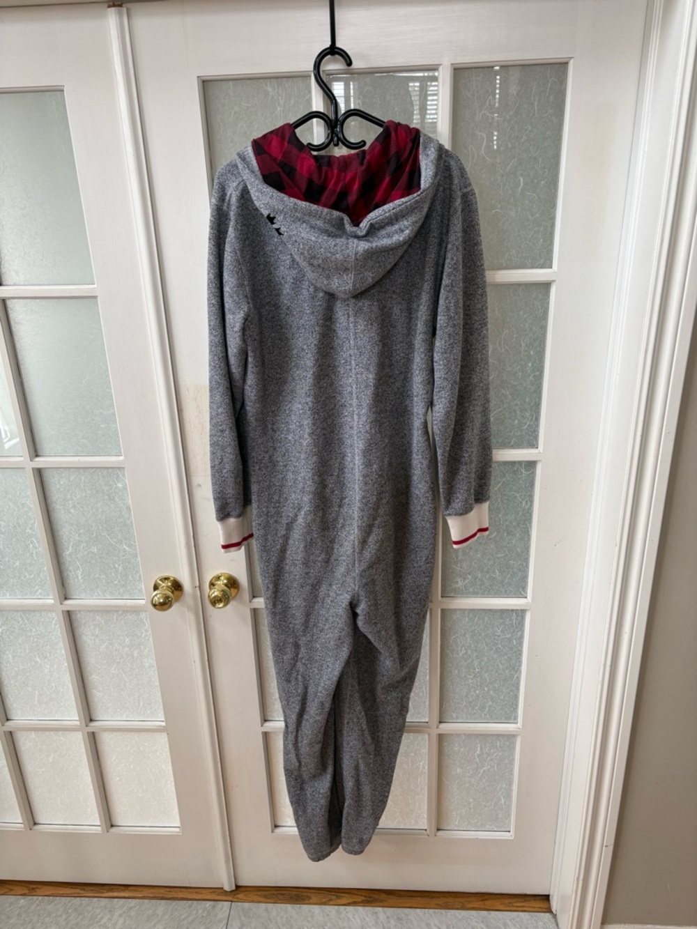🦫 Roots Cabin Gray Zip-Up Hooded Onesie - Picture 3 of 13